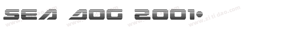 Sea Dog 2001字体转换